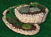 Gelaste Gabion hief Tuinbedden in Spiraalvormige/Drievoudige Ringen voor Bloemengroenten op