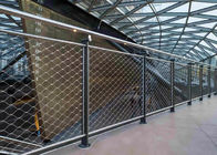 2mm 7x7 het Traliewerk van Mesh Netting For Elevated Walkway van de Roestvrij staalkabel