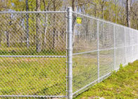 2 &quot;X 2&quot; Diamond Mesh PVC Chain Link Fence voor voetbalveldsport