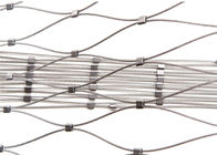 Het duurzame Netto de Kabelnetwerk van de Roestvrij staaldraad, 1.2mm tot 3.2mm X neigt Kabelnetwerk