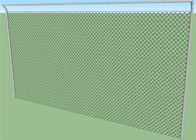 9 maat X 2“ de Omheining Fabric Galvanized Material van de Kettingsverbinding voor Tennisbanen