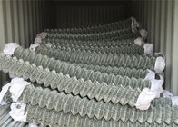 48“ X 100“ Kettingsverbinding Mesh Fence Galvanized Silver Coated