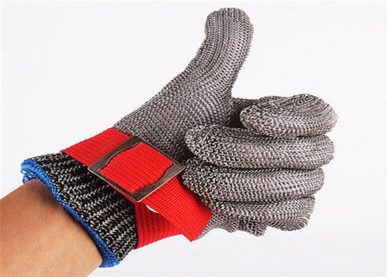 SS304 de Handschoenen van de roestvrij staalveiligheid, de Handschoenen van het Metaalnetwerk voor Knipsel